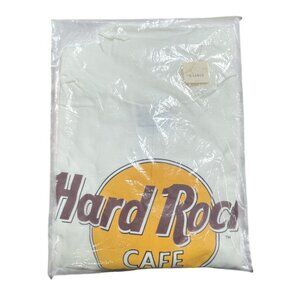 Hanes Mens White Hard Rock Cafe Long Sleeve Shirt XL San Francisco Design - New